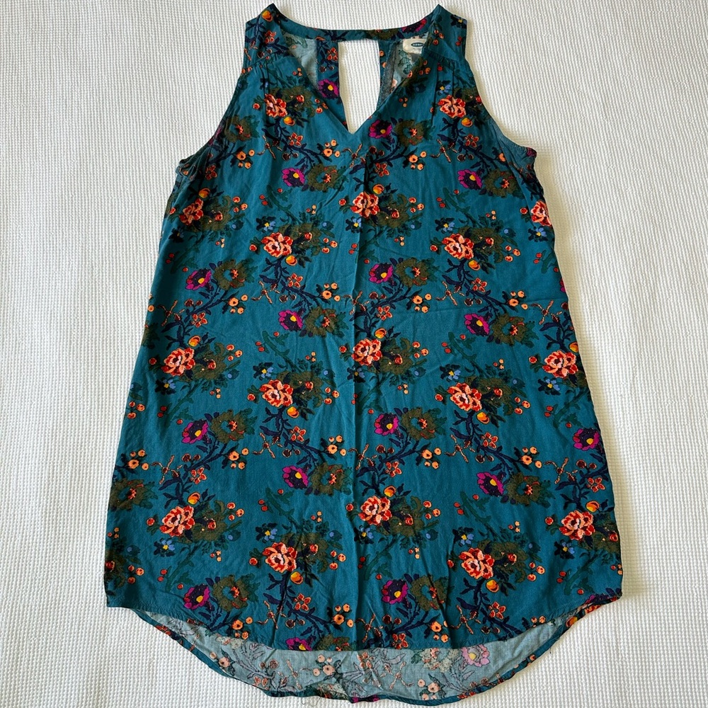 Old Navy - Floral Mini Swing Dress. Women’s size Large.